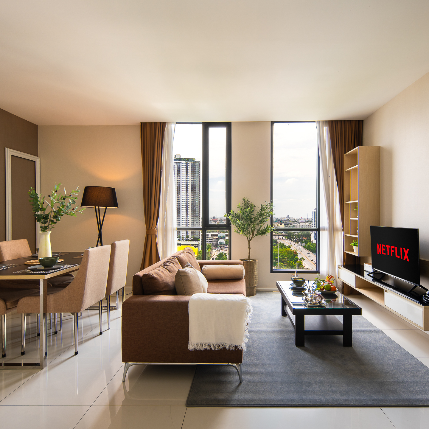 Wander | City View · Pool, Gym, Full Kitchen — managed short-term rental in Bangkok