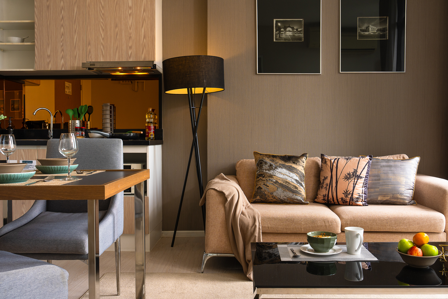 Wander | Balcony · Pool, Gym, Full Kitchen — managed short-term rental in Bangkok