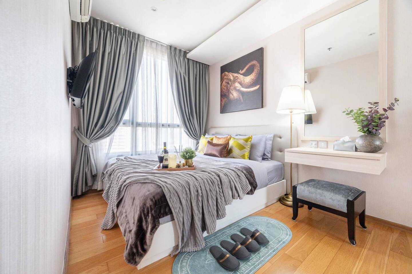 Private 2 Bath&Bed•FreeShuttleBTS•EmphereMalls — managed short-term rental in Bangkok