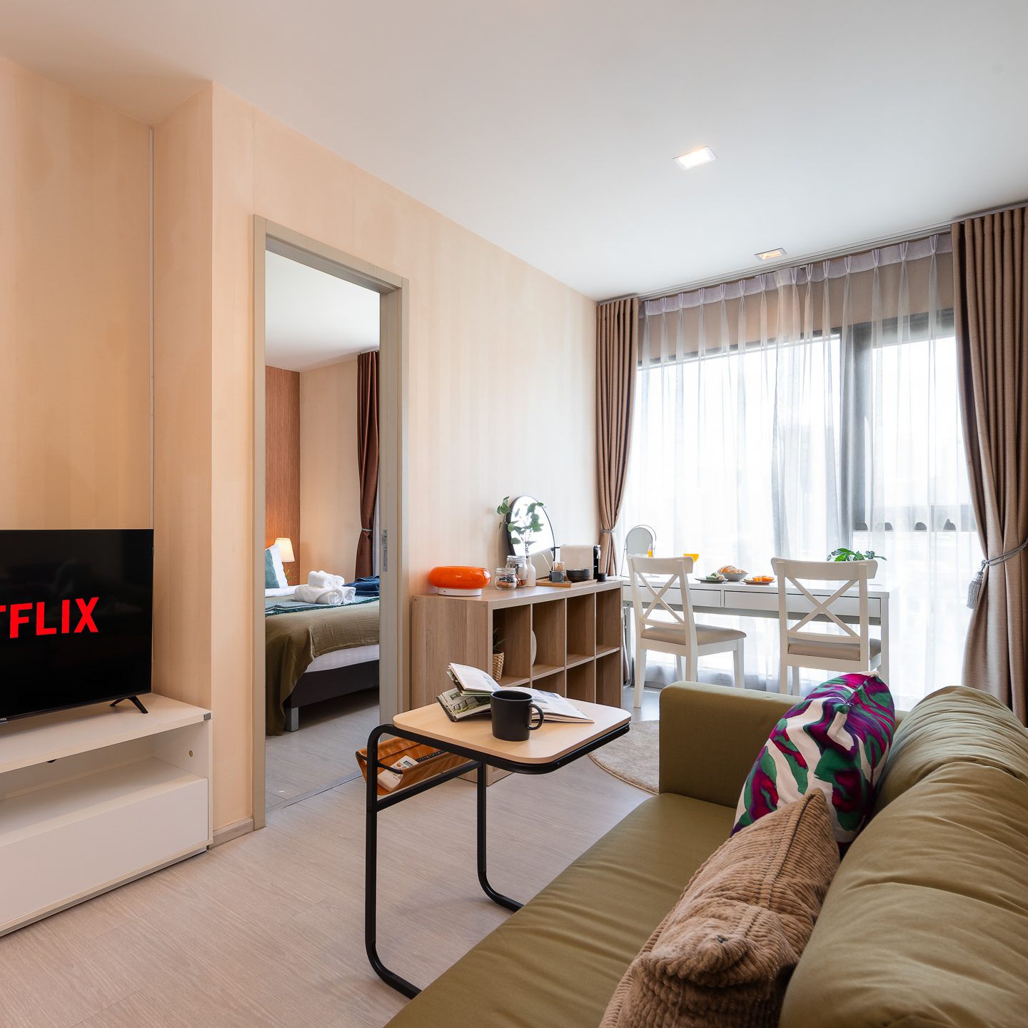 Monthly Stay | Kitchen+Washer | 500Mbps | 5min BTS — managed short-term rental in Bangkok