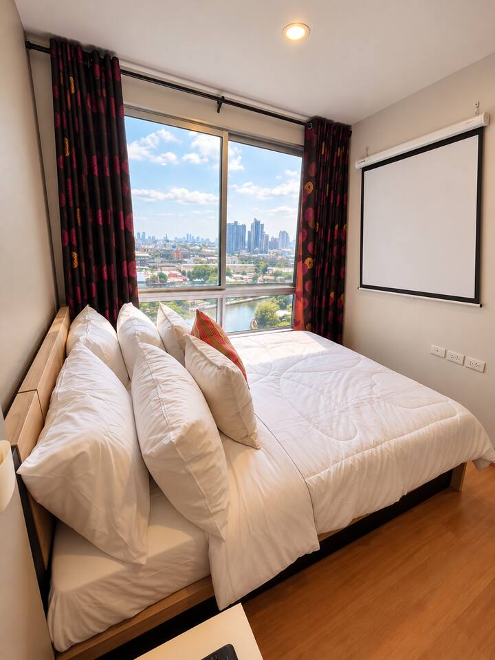 WalktoBTS&7-11 HighFloor Pool 500MBWifi, 1minBigC — managed short-term rental in Bangkok